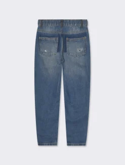 Bambino Piazza Italia Bambino|Jeans<Jeans tapered con vita regolabile - Denim