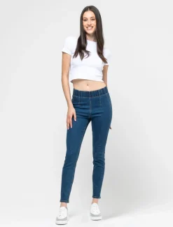 Donna Piazza Italia Donna|Jeans<Jeggings high waist vestibilità skinny - Denim