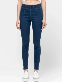 Donna Piazza Italia Donna|Jeans<Jeggings high waist vestibilità skinny - DENIM SCURO