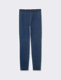 Donna Piazza Italia Donna|Jeans<Jeggings high waist vestibilità skinny - DENIM SCURO