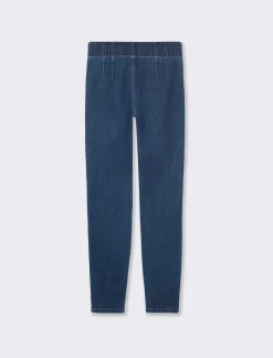 Donna Piazza Italia Donna|Jeans<Jeggings high waist vestibilità skinny - DENIM SCURO