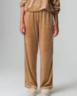 Donna Piazza Italia Pantaloni<Jogger basico con elastico in vita e tasche a taglio sui fianchi - Cammello