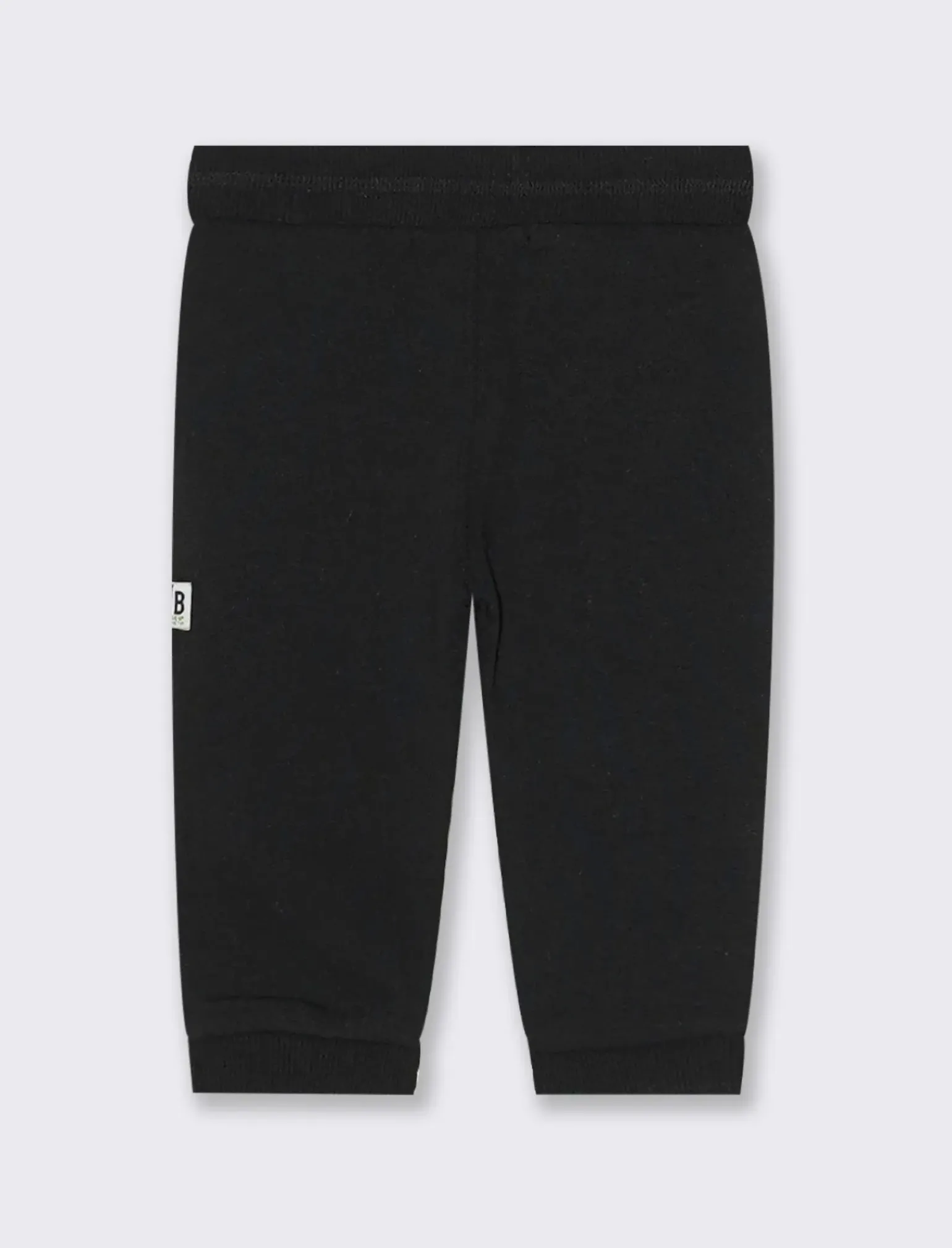 Piazza Italia Neonato|Pantaloni<Jogger con coulisse e applicazione patch - Nero