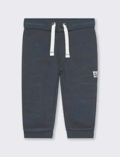 Piazza Italia Neonato|Pantaloni<Jogger con coulisse e applicazione patch - Blu