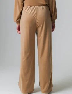 Donna Piazza Italia Donna|Pantaloni<Jogger con elastico in vita e coulisse vestibilità regular - Cammello