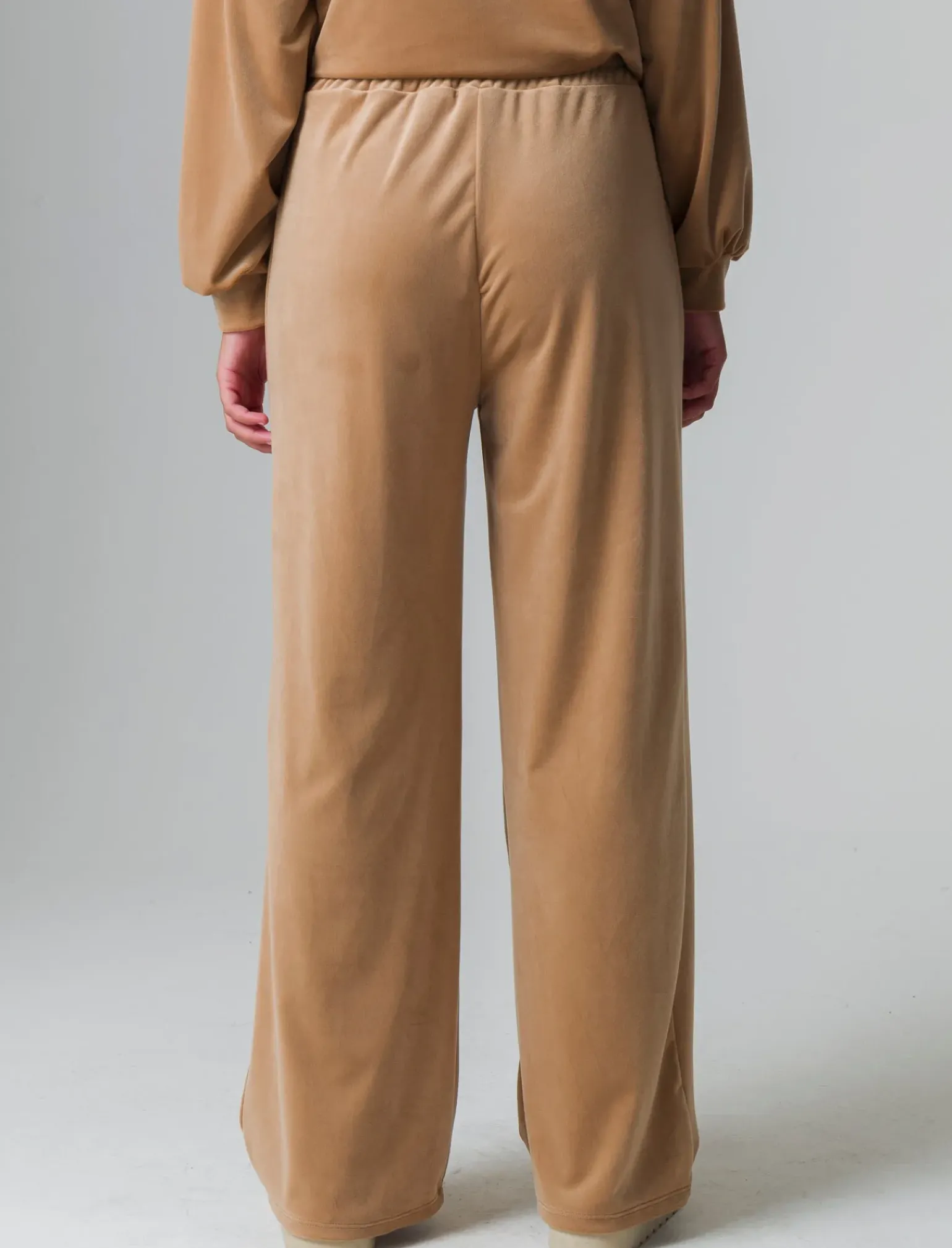 Donna Piazza Italia Donna|Pantaloni<Jogger con elastico in vita e coulisse vestibilità regular - Cammello