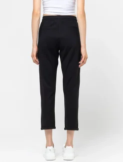 Donna Piazza Italia Pantaloni<Jogger con elastico in vita arricciato e tasca americana -