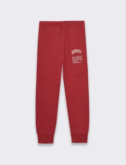 Bambino Piazza Italia Leggings E Jogger<Jogger con ricamo laterale da bambino - Bordeaux