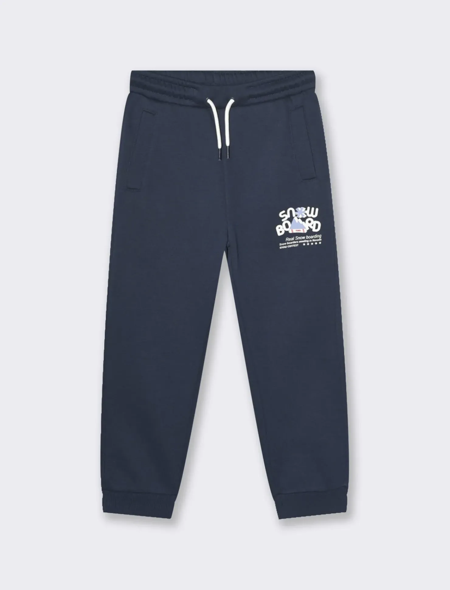 Piazza Italia Jogger con stampa da bambino - Blu Cheap