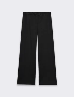 Piazza Italia Bambina|Leggings E Jogger<Jogger elegante con fiocchi e profili a contrasto - Nero