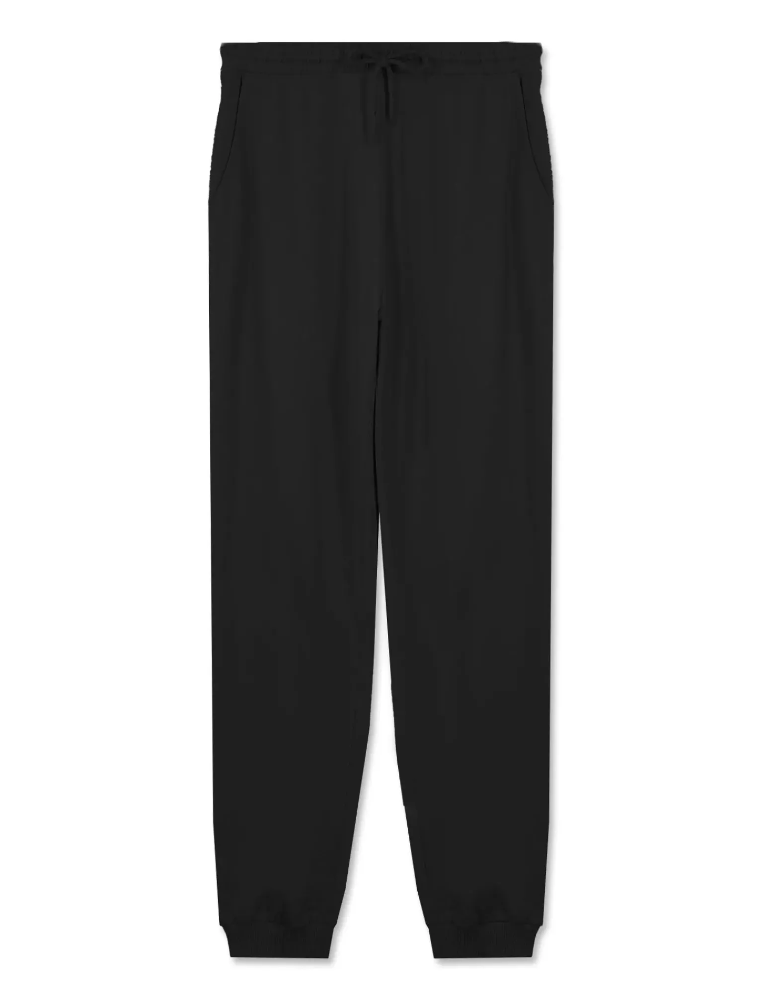 Donna Piazza Italia Donna|Pantaloni<Jogger in cotone, con coulisse, fondo in tessuto elastico a costina -