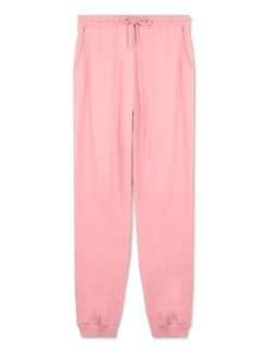 Donna Piazza Italia Donna|Pantaloni<Jogger in cotone, con coulisse, fondo in tessuto elastico a costina - cipolla