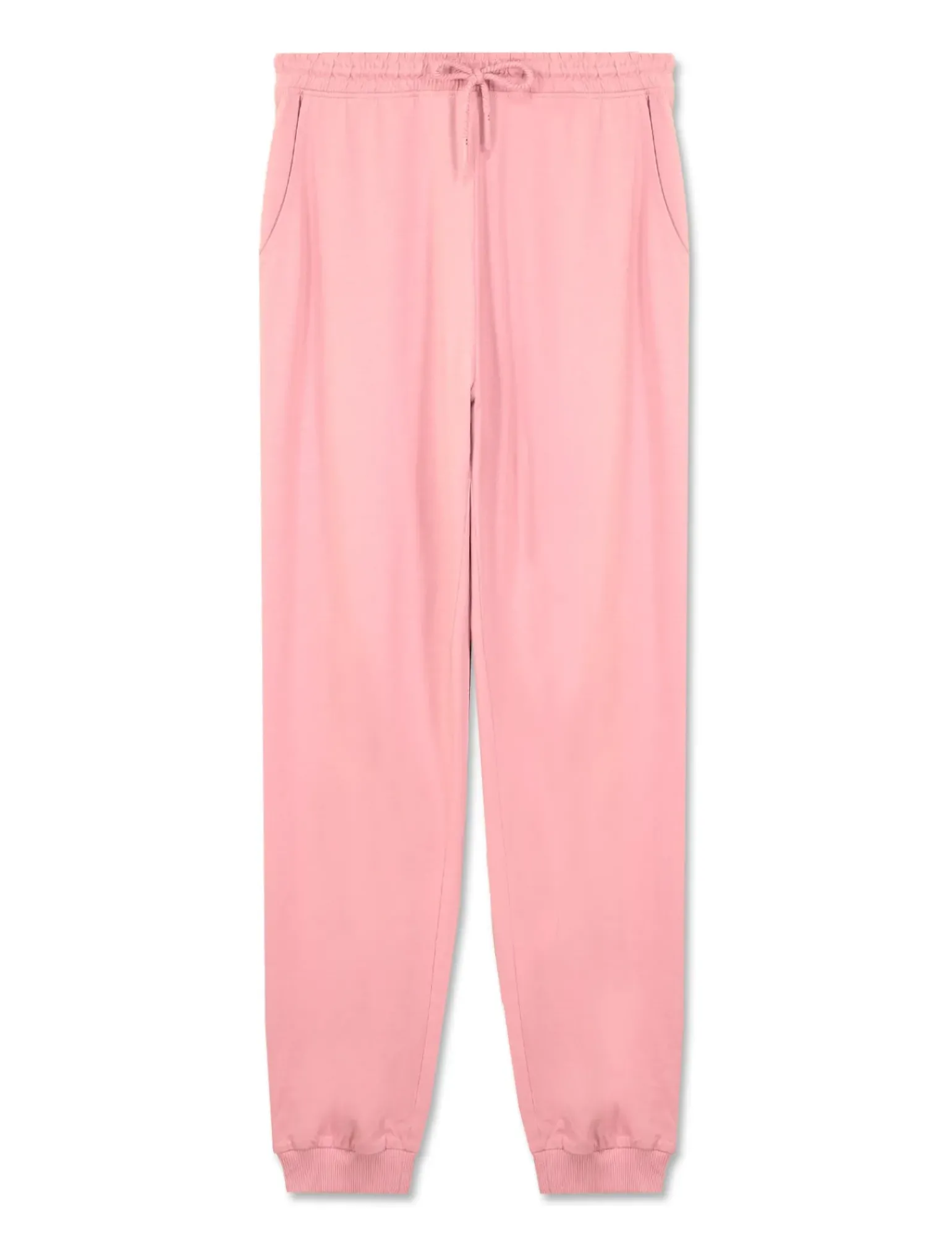 Donna Piazza Italia Donna|Pantaloni<Jogger in cotone, con coulisse, fondo in tessuto elastico a costina - cipolla