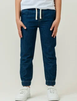 Bambino Piazza Italia Bambino<Jogger in denim con elastico fondo gamba - Denim
