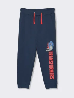 Bambino Piazza Italia Bambino|Leggings E Jogger<Jogger in felpa con stampa su gamba transformers con coulisse in vita e costina al fondo. -