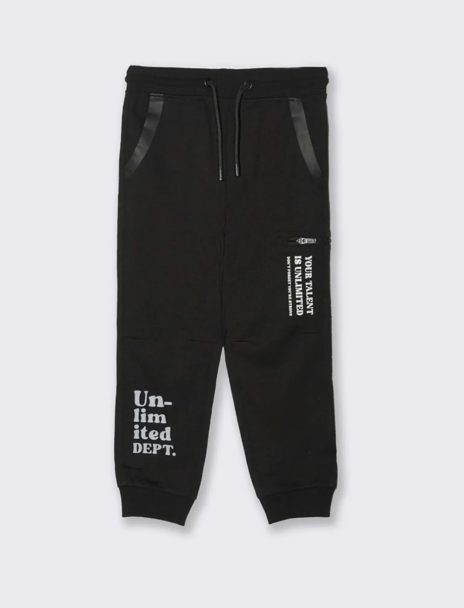 Bambino Piazza Italia Bambino|Leggings E Jogger<Jogger in felpa garzata da bambino - Nero