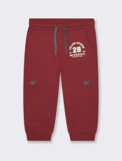 Piazza Italia Neonato|Pantaloni<Jogger in felpa stile college da neonato - Bordeaux