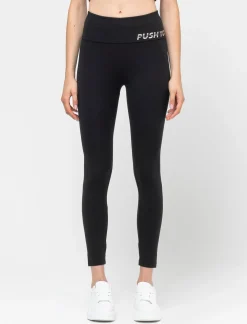 Donna Piazza Italia Donna|Pantaloni<Legging basico con bustino alto risvoltato e stampa - var 1