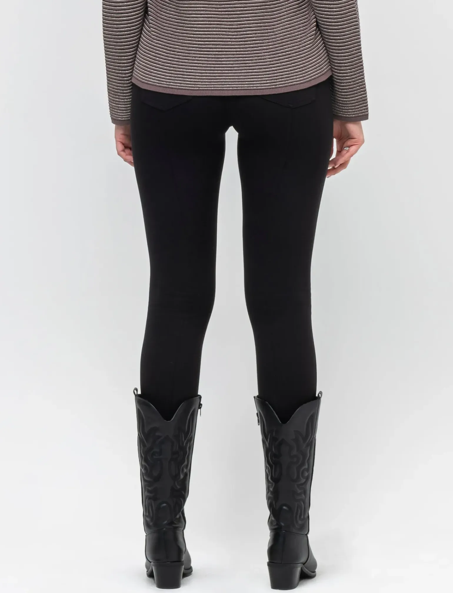 Donna Piazza Italia Donna|Pantaloni<Legging basico in punto milano e tasche sul retro -