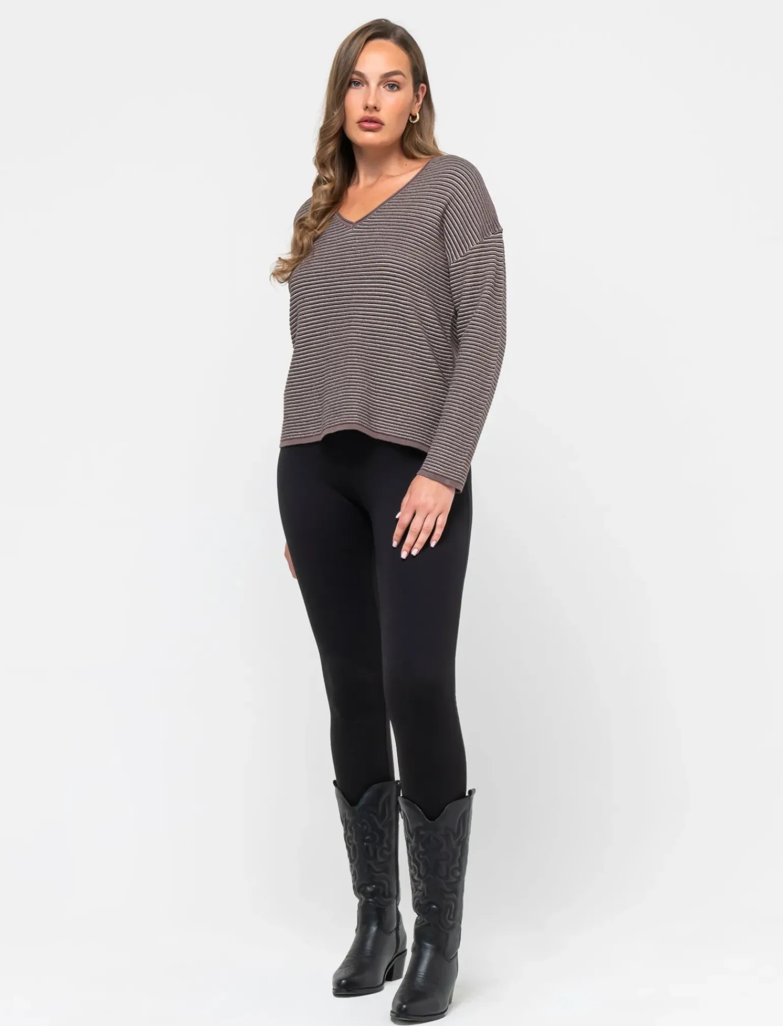 Donna Piazza Italia Donna|Pantaloni<Legging basico in punto milano e tasche sul retro -