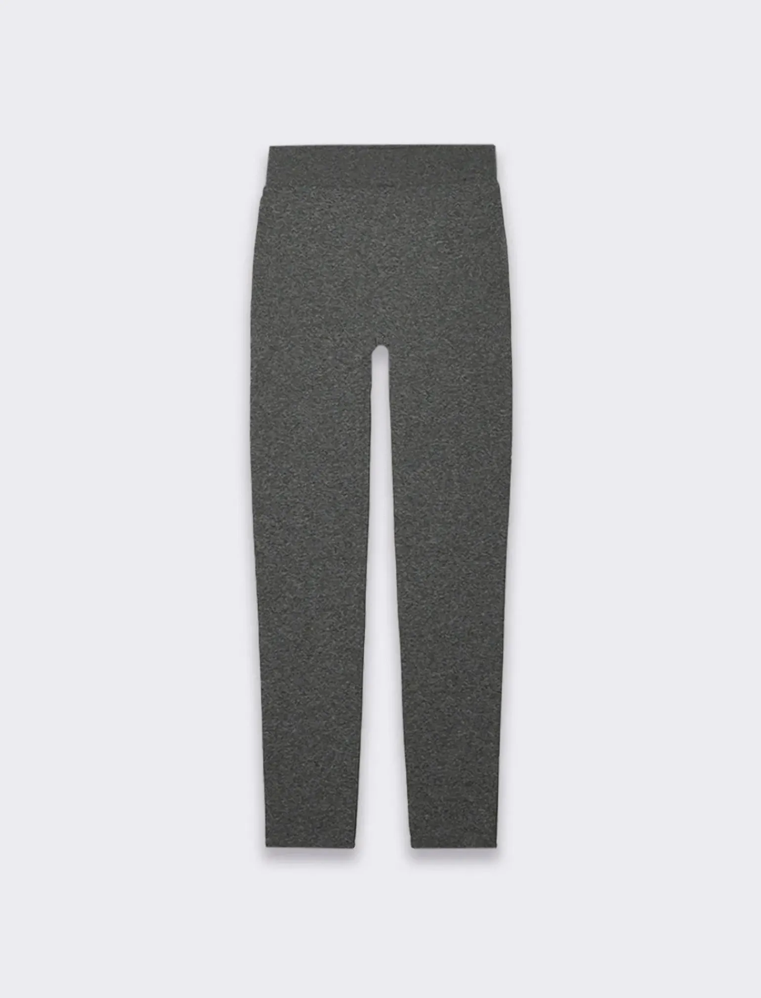 Donna Piazza Italia Pantaloni<Legging basico in tessuto di maglia garzato - Grigio mel.