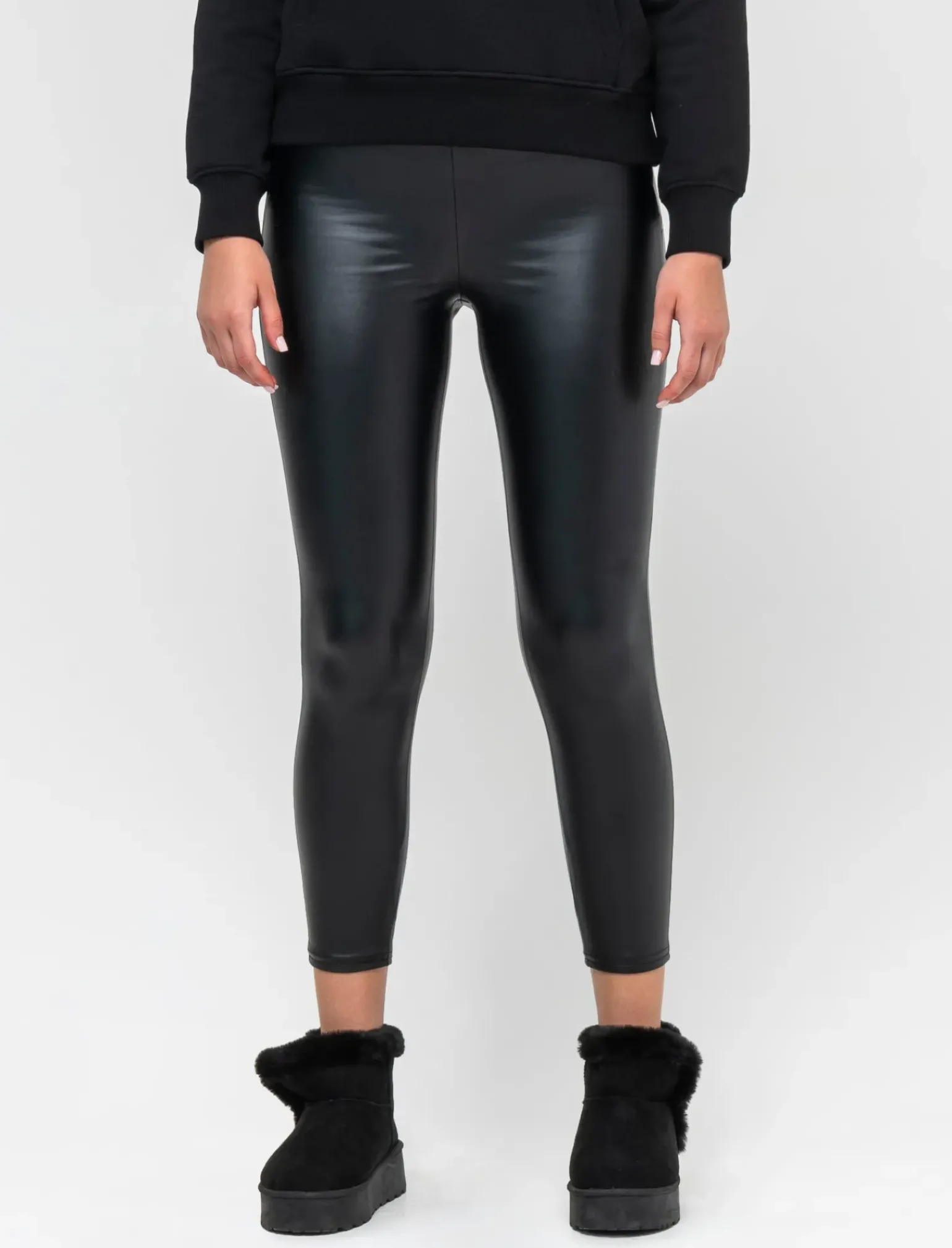 Donna Piazza Italia Pantaloni<Legging effetto pelle skinny basico -