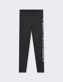 Donna Piazza Italia Donna|Pantaloni<Legging in jersey di cotone elastico con stampa laterale - var 2