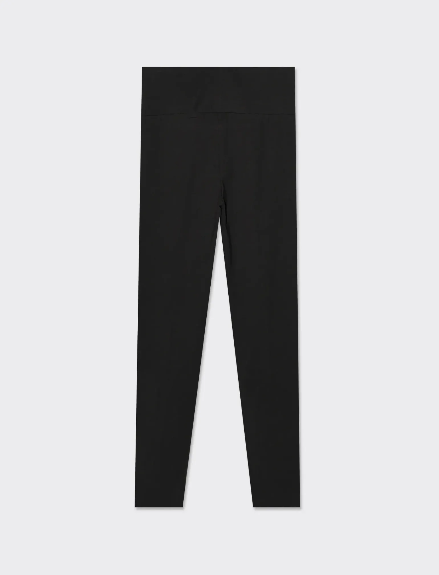 Donna Piazza Italia Pantaloni<Legging in tessuto elastico di cotone vita alta -