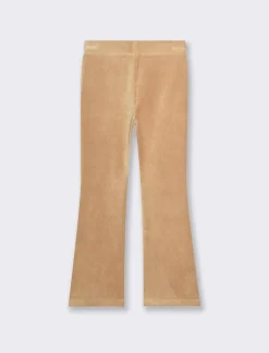 Piazza Italia Bambina|Leggings E Jogger<Leggings a zampa in velluto elastico da bambina - Caffe'