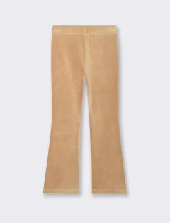 Piazza Italia Bambina|Leggings E Jogger<Leggings a zampa in velluto elastico da bambina - Caffe'