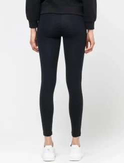 Donna Piazza Italia Donna|Pantaloni<Leggings in jersey di cotone elastico smerigliato -