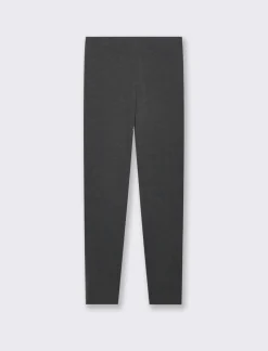 Donna Piazza Italia Donna|Pantaloni<Leggings in jersey di cotone elastico smerigliato - Antracite melange