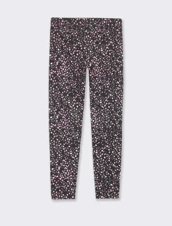 Piazza Italia Bambina|Leggings E Jogger<Leggings stampato in cotone elasticizzato da bambina, vestibilità slim - piombo