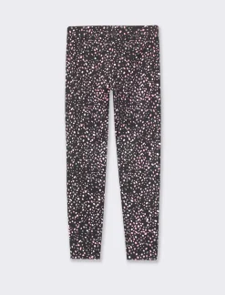 Piazza Italia Bambina|Leggings E Jogger<Leggings stampato in cotone elasticizzato da bambina, vestibilità slim - piombo