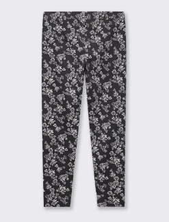 Piazza Italia Bambina|Leggings E Jogger<Leggings stampato in cotone elasticizzato da bambina, vestibilità slim -