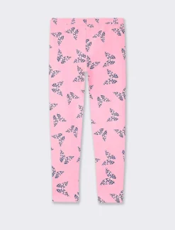 Piazza Italia Bambina|Leggings E Jogger<Leggings stampato in cotone elasticizzato da bambina, vestibilità slim -