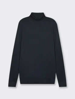 Uomo Piazza Italia Maglieria<Maglia a collo alto a costine slim fit -