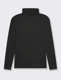 Donna Piazza Italia Donna|Maglieria<Maglia a collo alto a manica lunga con spachetti sul polso -