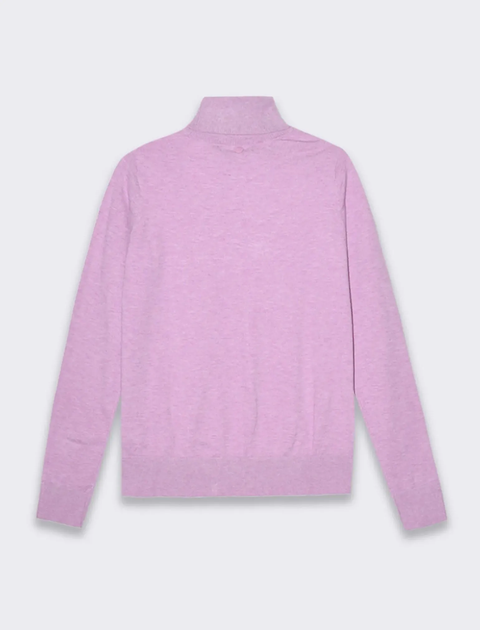 Donna Piazza Italia Donna|Maglieria<Maglia a collo alto basica in maglia fine vestibilità comfort - BEGONIA