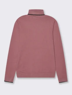 Donna Piazza Italia Donna|Maglieria<Maglia a collo alto con dettaglio a contrasto su collo e polsini - cipolla