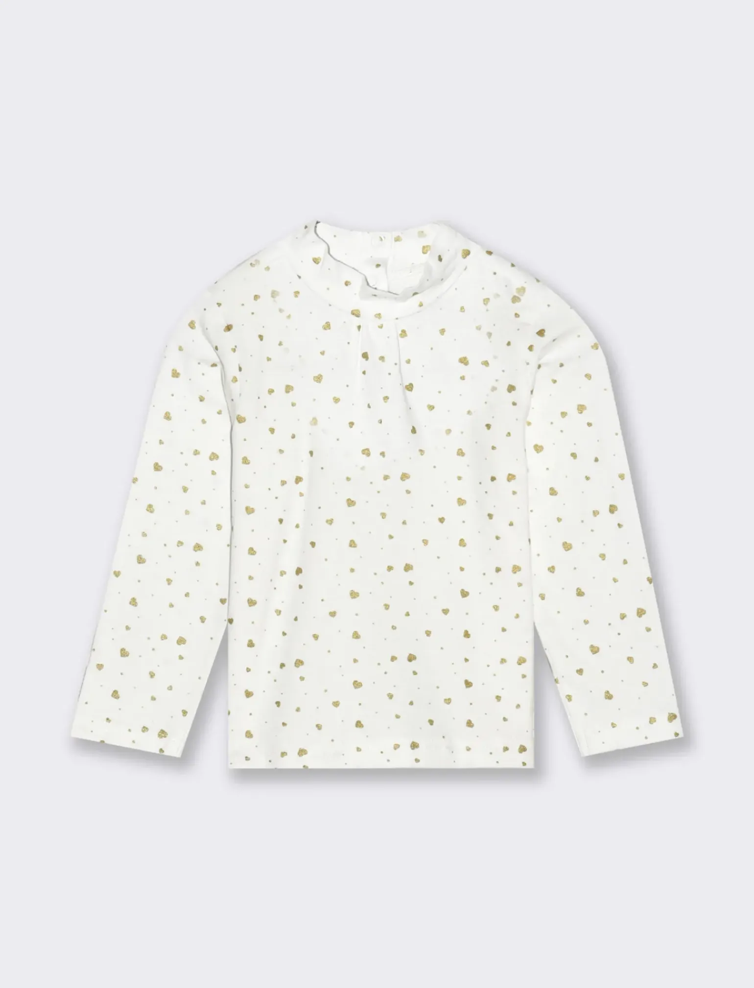 Piazza Italia Neonata<Maglia a collo alto con stampa disponibile in due varianti colore - panna