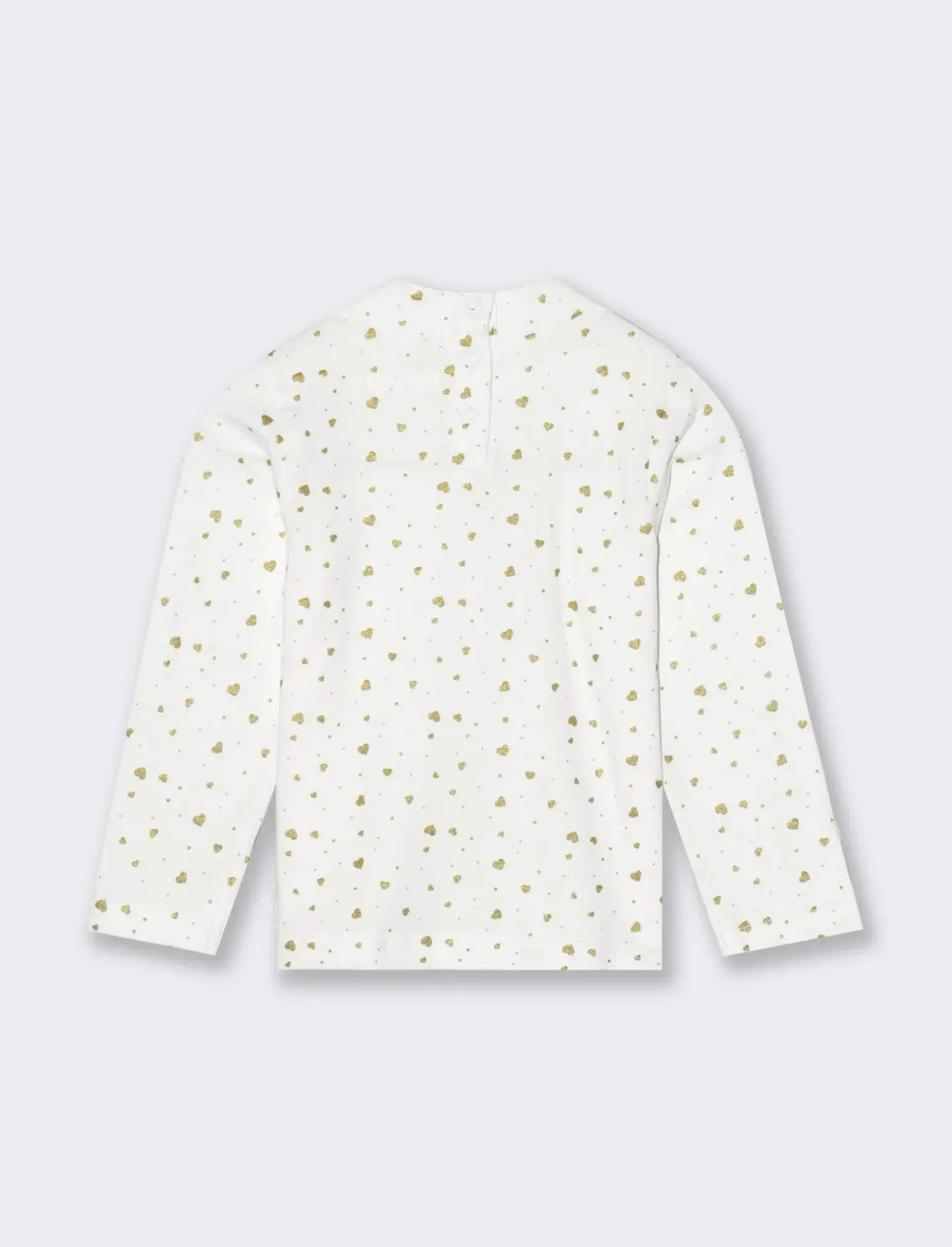 Piazza Italia Neonata<Maglia a collo alto con stampa disponibile in due varianti colore - panna