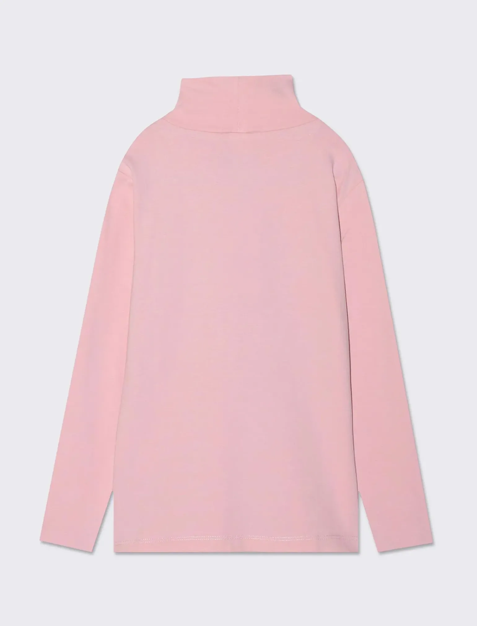 Piazza Italia Bambina|T-Shirt E Top<Maglia a collo alto in cotone elasticizzato e stampe frontali con strass adesivi decorativi -