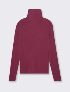 Donna Piazza Italia Donna|Maglieria<Maglia a collo alto manica lunga con cuciture in rilievo - india