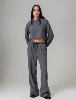 Donna Piazza Italia Maglieria<Maglia a coste con cappuccio -