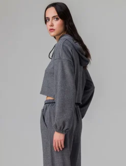 Donna Piazza Italia Maglieria<Maglia a coste con cappuccio -