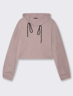 Donna Piazza Italia Maglieria<Maglia a coste con cappuccio -