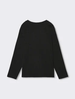 Bambino Piazza Italia Bambino|Maglieria<Maglia a maniche lunghe in jersey fiammato con stampa frontale, in quattro colori -