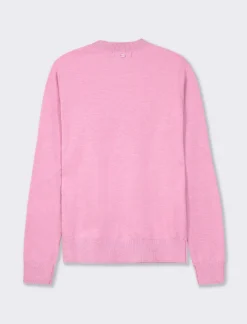 Donna Piazza Italia Donna|Maglieria<Maglia basic modello girocollo in maglia fine - BEGONIA