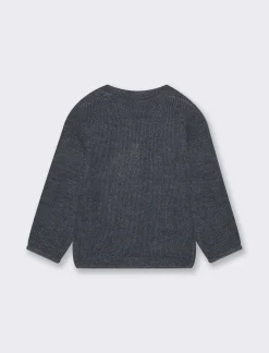 Piazza Italia Neonato|Maglieria<Maglia basica con bottoncini con lavorazione a righe - Blu